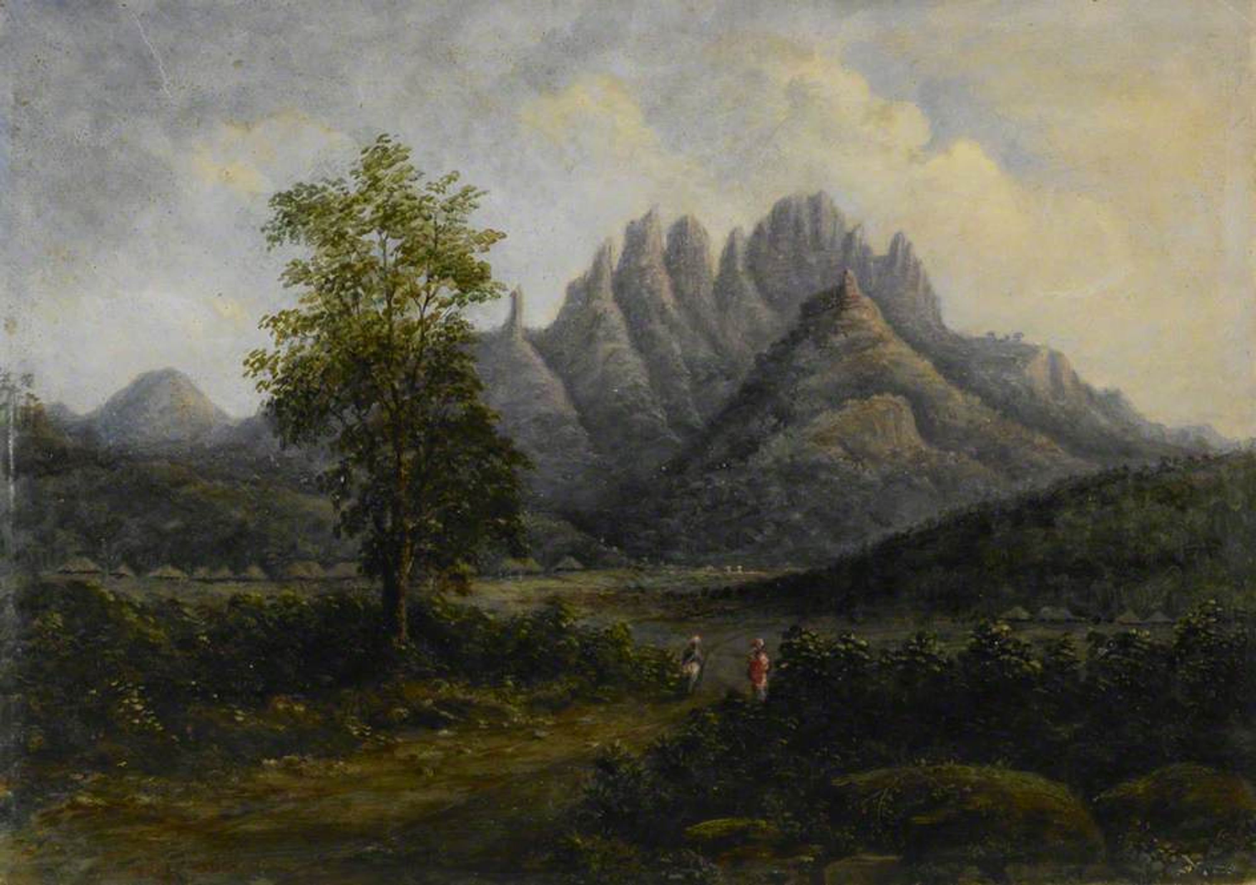 Agumbe, Nine O'Clock by Arjun Rao, Oil, 2025
