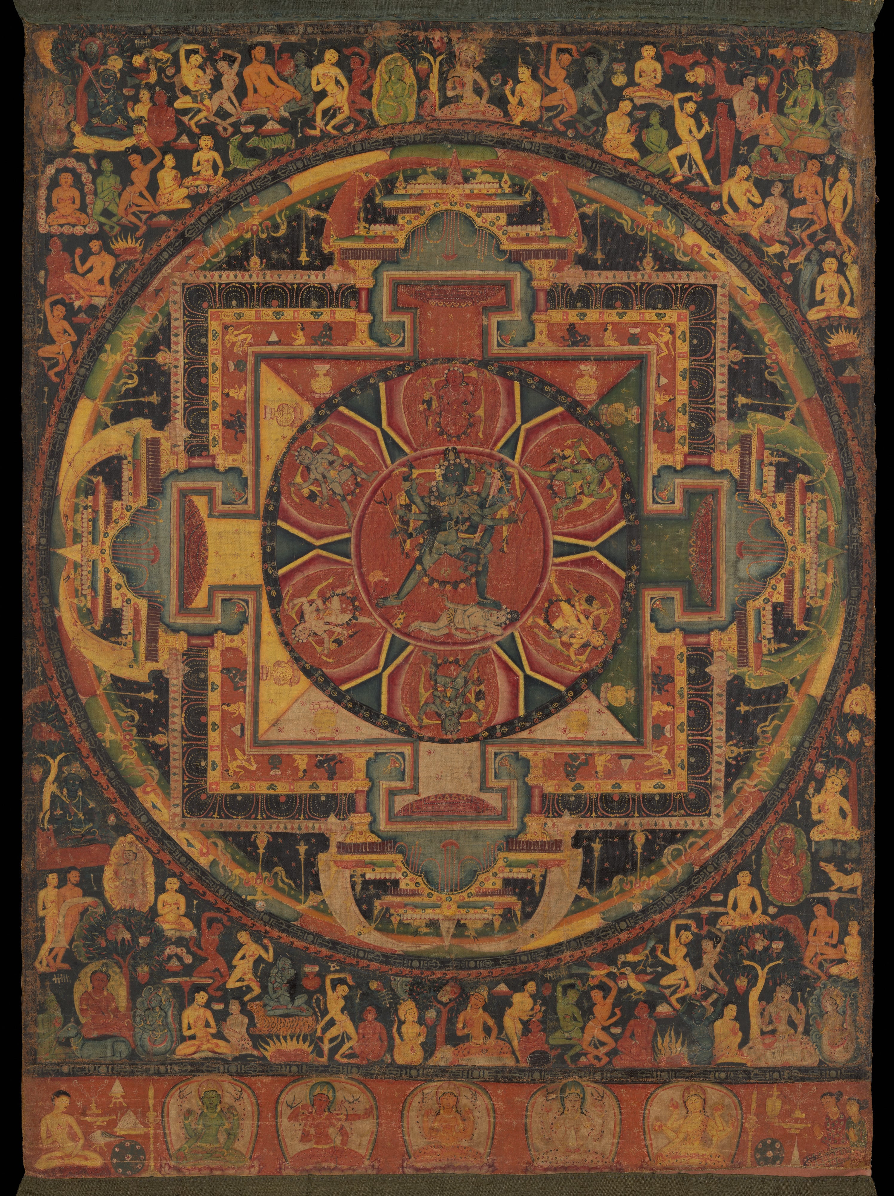 Copper Wheel by Tenzin Dolma, Giclée on cotton rag, 2023