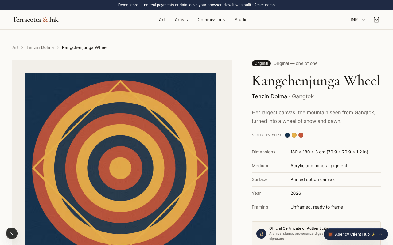 Kangchenjunga Wheel artwork page